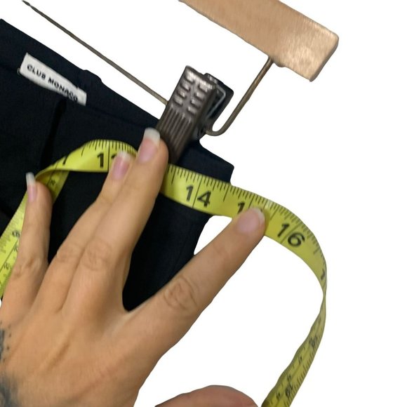 Club Monaco Black Career Dress Straight Leg Pants Size 00 - Picture 6 of 9